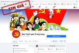 Cảnh báo Fanpage giả mạo Ban Tuyên giáo Trung ương