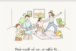 Mong muốn về cuộc sống khỏe mạnh của trẻ em trong mùa dịch qua góc nhìn hội họa