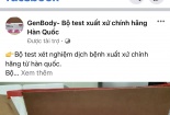 Kit test nhanh COVID-19 lại rao bán tràn lan trên mạng