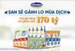 Vinamilk triển khai chương trình hỗ trợ quà tặng để trợ giá mùa dịch lên đến gần 170 tỷ đồng
