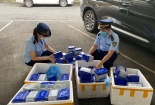 Ngang nhiên vận chuyển lượng lớn sữa bột Aptamil không rõ nguồn gốc