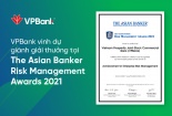 VPBank lần thứ hai liên tiếp nhận giải thưởng quản trị rủi ro danh giá cấp châu lục 