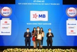 MB nằm trong Top 4 ngân hàng uy tín năm 2021
