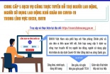 [Infographic] Cung cấp 5 dịch vụ công trực tuyến hỗ trợ người lao động, người sử dụng lao động khó khăn do Covid-19 trong lĩnh vực BHXH, BHTN