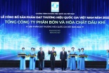 Phân bón Phú Mỹ lần thứ 5 liên tiếp được công nhận là Thương hiệu Quốc gia
