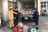 Thu giữ 1,4 tấn da lợn đông lạnh không rõ nguồn gốc xuất xứ
