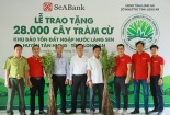 SeABank trao tặng 28.000 cây tràm cừ hỗ trợ Khu Bảo tồn Đất ngập nước Láng Sen
