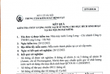 Kiểm tra chất lượng nước tại Nhà máy nước Long Long, phát hiện hai chỉ tiêu không đạt quy chuẩn