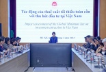 Thực thi thuế suất tối thiểu toàn cầu - Cơ hội để Việt Nam tiệm cận với thông lệ quốc tế