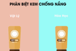 Nên dùng kem chống nắng vật lý hay kem chống nắng hóa học