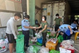Tạm giữ hơn 1,5 tấn thực phẩm đông lạnh chưa rõ nguồn gốc xuất xứ tại Hà Nam