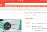 Cảnh báo: Que cấy tránh thai implanon NXT nghi ngờ giả bán trên Shopee và Lazada
