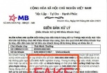 MB cảnh báo các hành vi mạo danh ngân hàng chiếm đoạt tiền