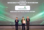 Vietcombank được bình chọn là ngân hàng uy tín nhất, công ty đại chúng uy tín và hiệu quả nhất Việt Nam