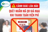 BV Nhi Trung ương cảnh báo: Đối tượng xấu dán mã QR giả mạo tại quầy thanh toán viện phí 