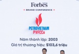 PVFCCo - Top 25 thương hiệu công ty hàng tiêu dùng cá nhân và công nghiệp dẫn đầu Việt Nam năm 2023
