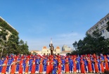 Chùm ảnh: Nghĩa tình lễ cưới tập thể cho 82 cặp đôi có hoàn cảnh khó khăn