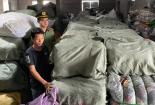 Hải Dương tịch thu gần 10 tấn quần áo đã qua sử dụng không rõ nguồn gốc, xuất xứ