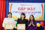 Khen thưởng nhà trường có sáng kiến vận động tặng thẻ BHYT cho học sinh có hoàn cảnh khó khăn