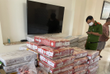 Long An phát hiện, tạm giữ gần 600 kg sản phẩm động vật không rõ nguốc gốc