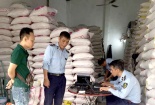 Hà Nội: Đồng loạt kiểm tra 6 cơ sở kinh doanh gạo có dấu hiệu giả mạo thương hiệu đã được bảo hộ