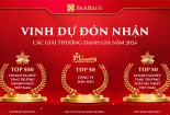 SeABank lần thứ 5 được vinh danh trong Top 500 doanh nghiệp tăng trưởng nhanh nhất Việt Nam