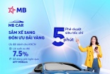MB cho vay mua ô tô phê duyệt siêu tốc chỉ trong 5 phút