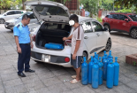 Thái Nguyên thu giữ nhiều bình kim loại nghi chứa khí N2O không có nhãn hàng hóa