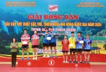 Bóng bàn CAND – T&T về nhất toàn đoàn với 14 huy chương vàng giải trẻ quốc gia