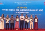 Tôn vinh 90 sản phẩm đạt giải Cuộc thi thiết kế mẫu sản phẩm thủ công mỹ nghệ Hà Nội 2024   