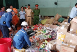 Tiêu hủy số lượng lớn sản phẩm giả nhãn hiệu tại Bắc Giang