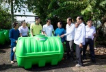 Phân bón Cà Mau tặng 1.400 bồn trữ nước cho bà con bị ảnh hưởng bởi hạn hán, xâm nhập mặn