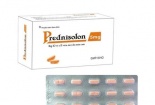 Thu hồi thuốc Prednisolon 5mg do vi phạm chất lượng mức độ 3