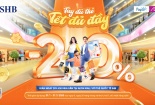 Siêu ưu đãi tại Aeon Mall dành cho chủ thẻ quốc tế SHB 