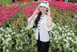 Phái đẹp hào hứng lên núi Bà Đen check-in với hoa tulip và tìm may mắn trong ngày 8/3