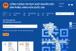 Người tiêu dùng dễ dàng kiểm tra nguồn gốc sản phẩm thông qua Cổng thông tin TXNG quốc gia