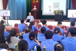 Chương trình tọa đàm năng suất tại Trường Cao đẳng Nghề Sóc Trăng thu hút sinh viên tham gia