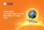 SHB năm thứ ba liên tiếp được vinh danh Ngân hàng Việt Nam có hoạt động tài trợ bền vững tốt nhất