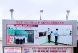 Phòng xét nghiệm y khoa Bình An bị xử phạt do vi phạm trong quảng cáo và biển hiệu