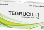 Thu hồi lô thuốc viên nén Tegrucil-1 do không đạt chất lượng
