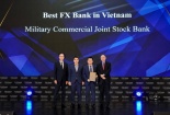 MB hai năm liên tiếp nhận danh hiệu 'Ngân hàng ngoại hối tốt nhất Việt Nam' từ The Asian Banker