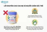 Bộ Y tế cảnh báo nguy cơ ngộ độc botulinum liên quan đến sữa ByHeart Whole Nutrition