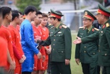 Đại tướng Phan Văn Giang, Bộ trưởng Bộ Quốc phòng gặp mặt, động viên CLB Thể Công - Viettel