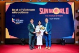 Sun World được chọn là thương hiệu tham quan và giải trí hàng đầu Việt Nam 2025