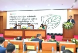 Tháo gỡ điểm nghẽn tín dụng cho nông nghiệp số, nông nghiệp xanh