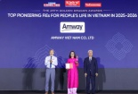 Amway Việt Nam ghi dấu lần thứ 10 được vinh danh tại giải thưởng Rồng Vàng