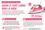 Quản lý chặt chất lượng bàn là điện trước khi đưa ra thị trường 