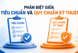 Tiêu chuẩn và quy chuẩn kỹ thuật khác nhau như thế nào?