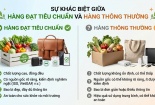 Hàng đạt tiêu chuẩn khác gì hàng thông thường?
