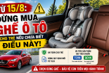Hiểu đúng quy chuẩn kỹ thuật khi lựa chọn ghế ngồi ô tô cho trẻ